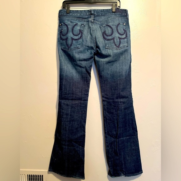 Deluxe Premium Denim Blue Jeans by Express - Picture 1 of 15